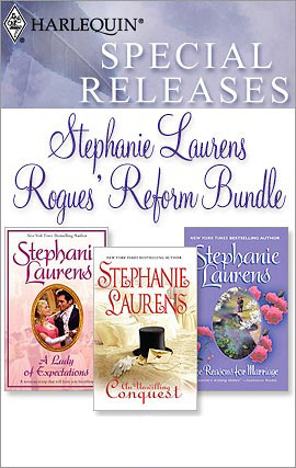 Title details for Rogues' Reform Bundle: The Reasons for Marriage\A Lady of Expectations\An Unwilling Conquest by Stephanie Laurens - Available